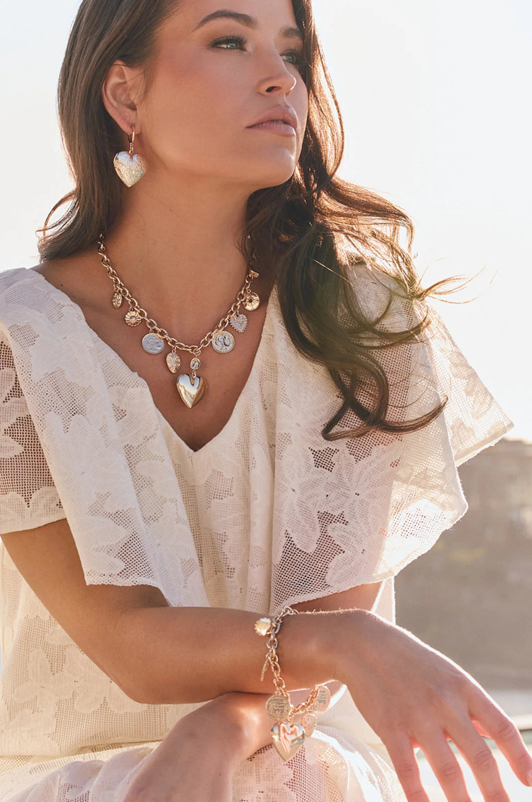 My Vintage Heart Statement Necklace