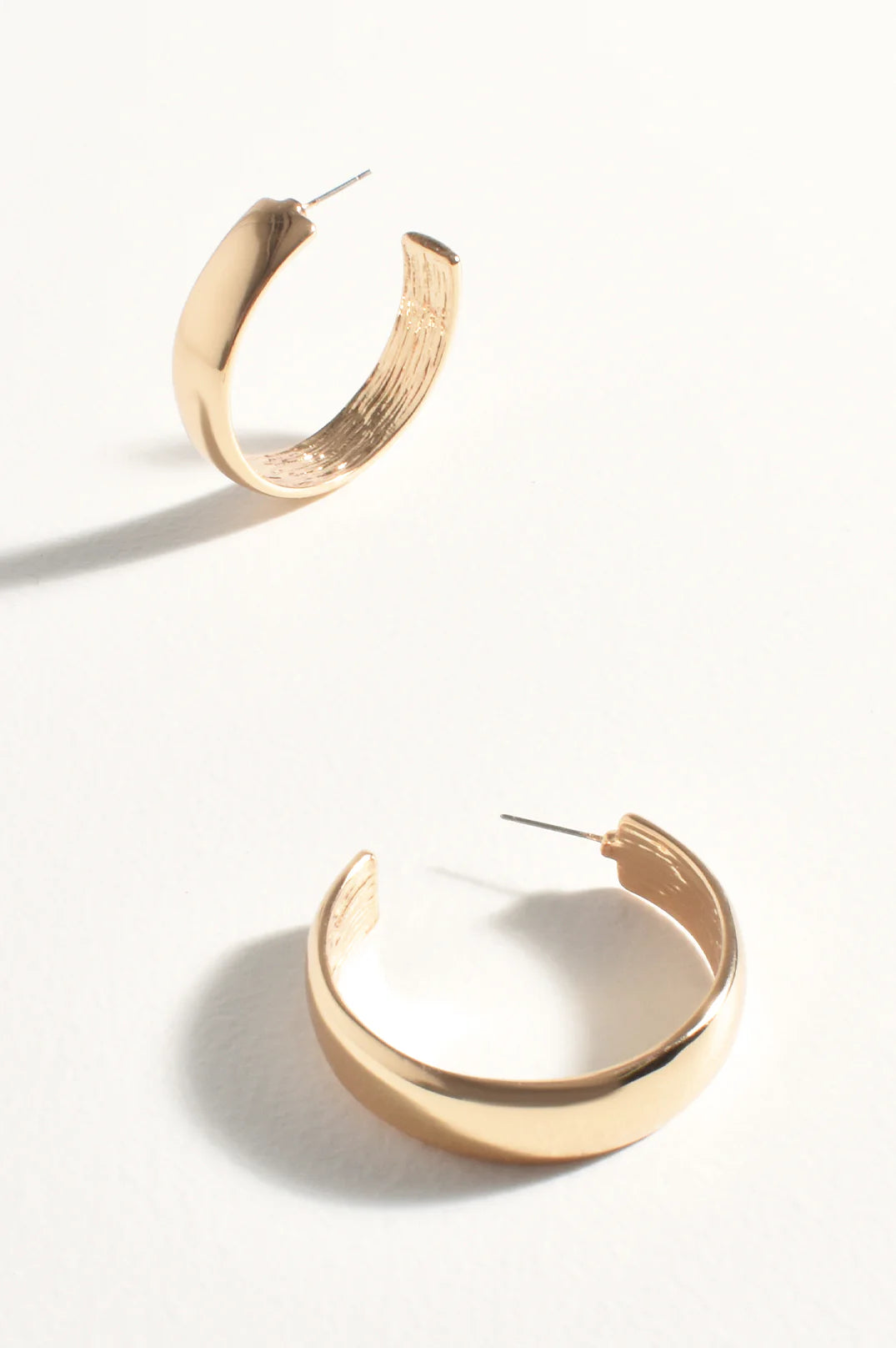 Maxi Metal Everyday Hoops (Gold)