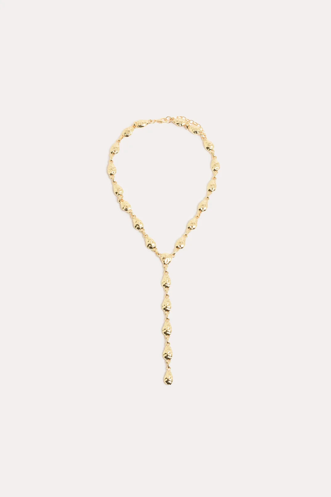 Metal Pod Y Necklace