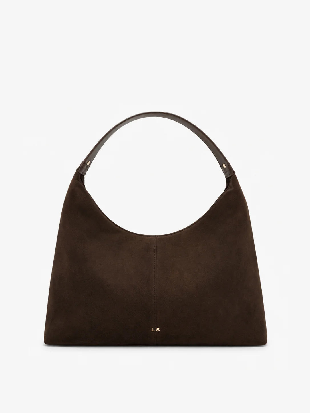 Remy Suede Shoulder Bag in Olive