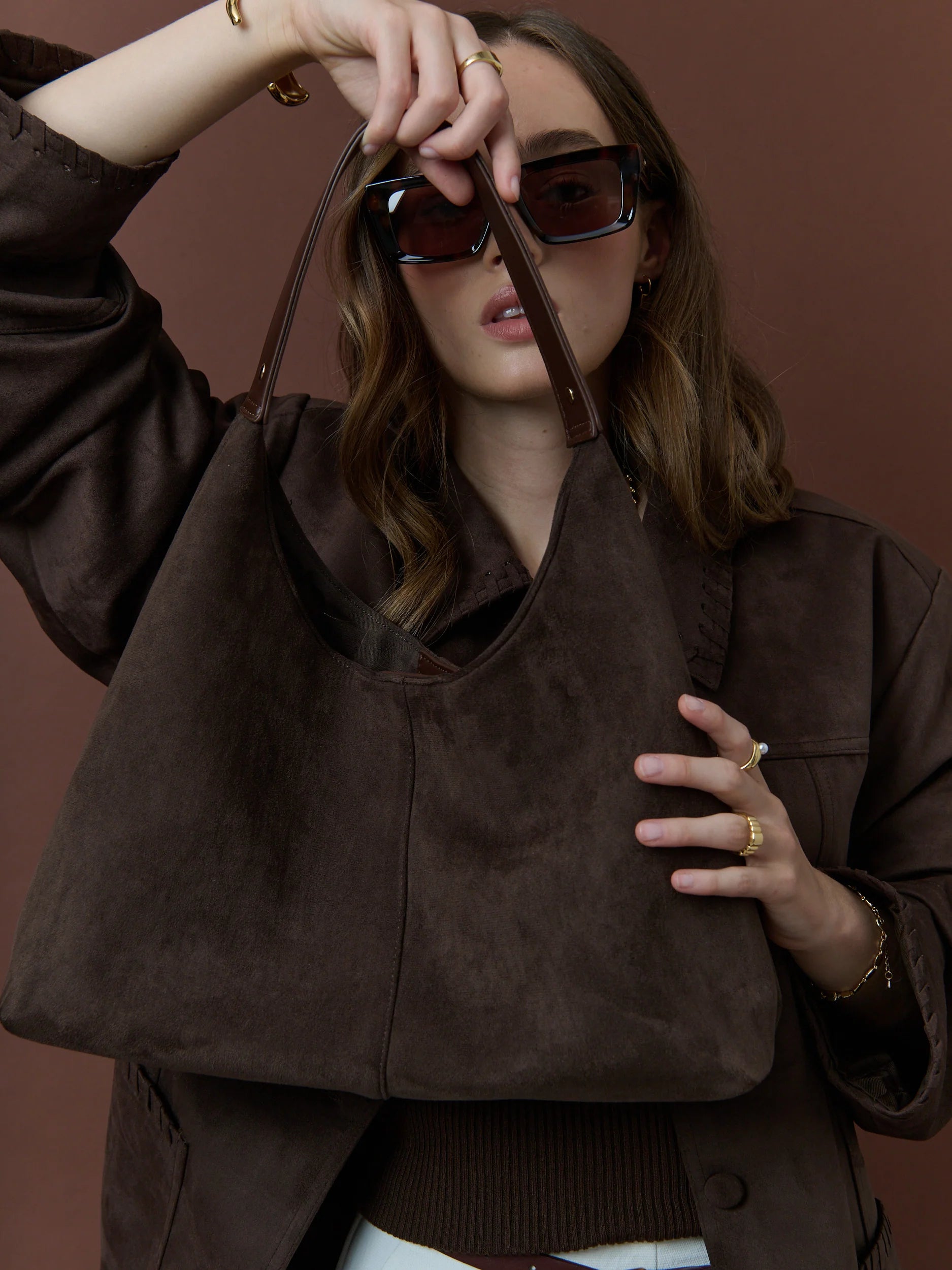 KENNY SUEDE BOHO HANDBAG