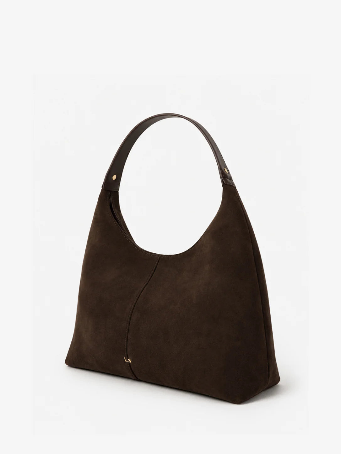 Remy Suede Shoulder Bag in Olive