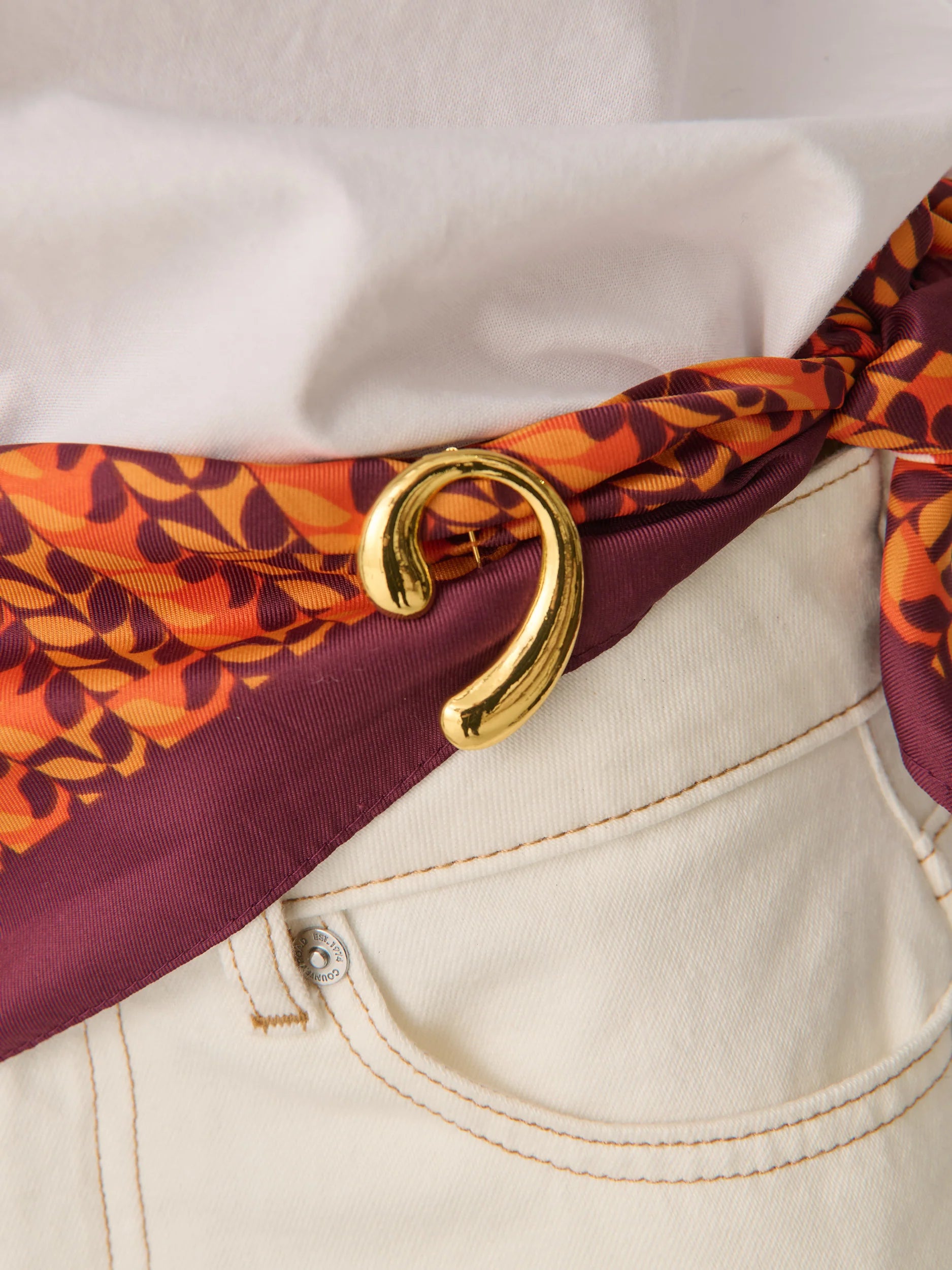 Freya Paisley Bandana Scarf