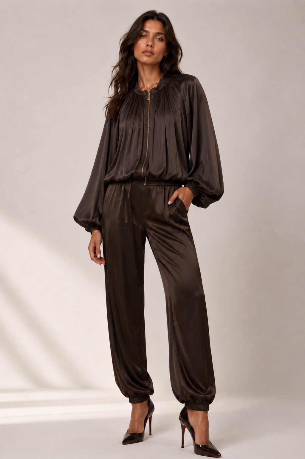 GIGI SATIN  BALLOON PANT