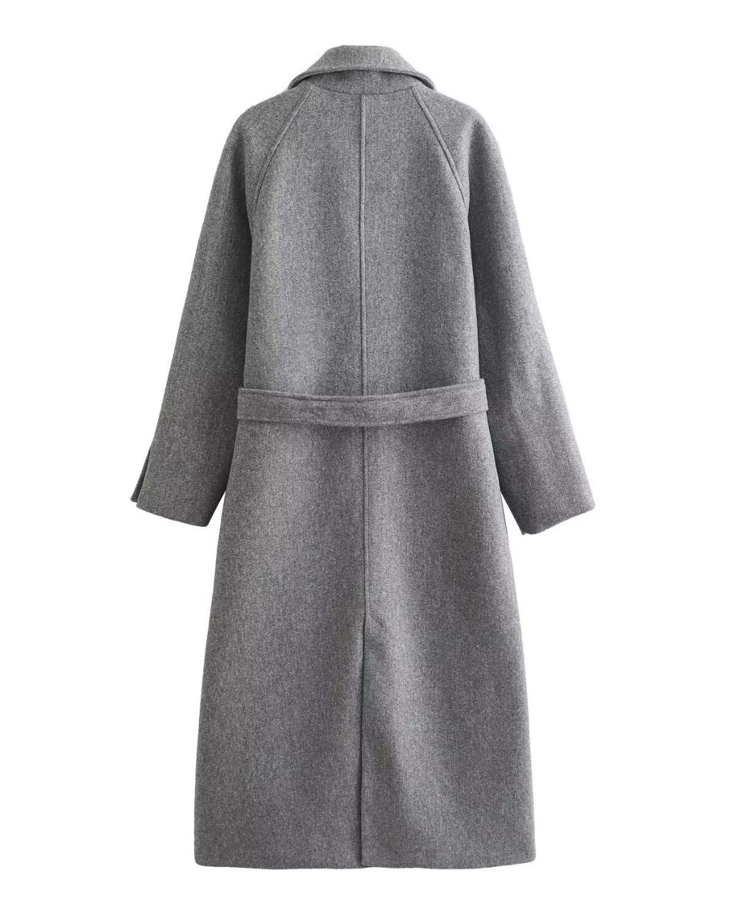 BELTED WOOL TRENCH