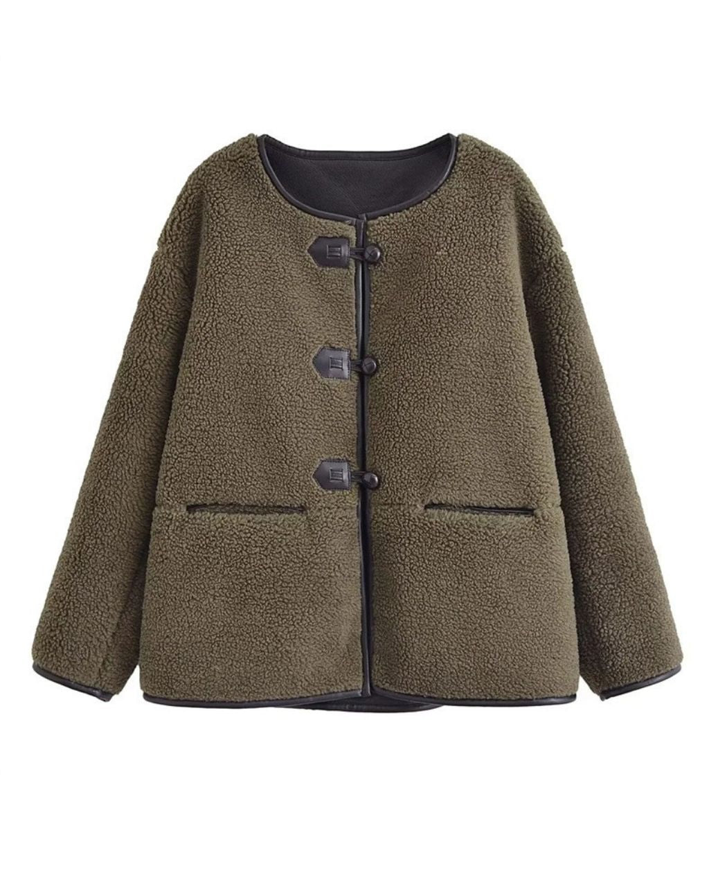 TOGGLE TEDDY JACKET