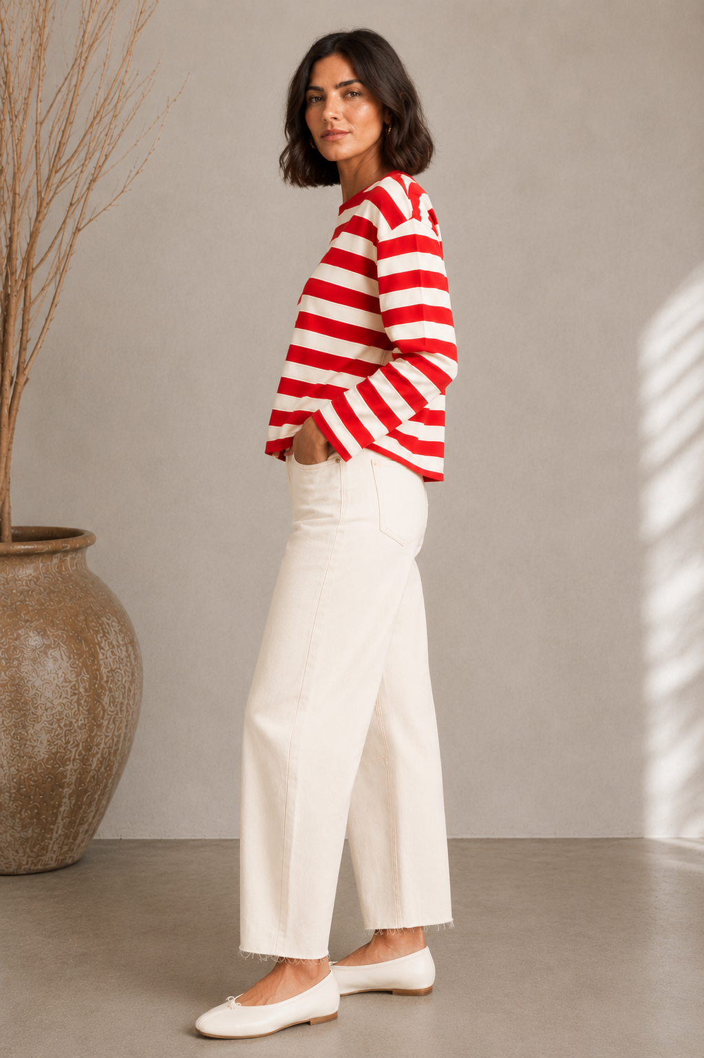 Long Sleeve Stripe Tee