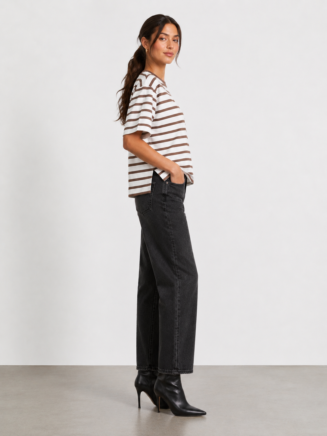 STRIPE BOX TEE