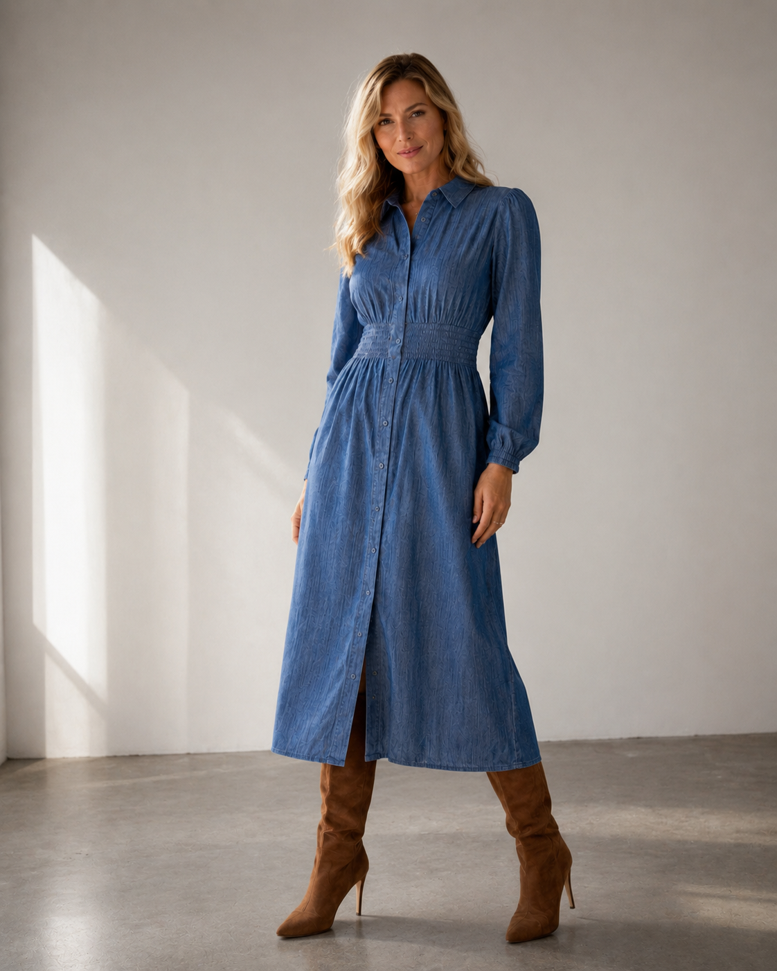 HARPER DENIM DRESS