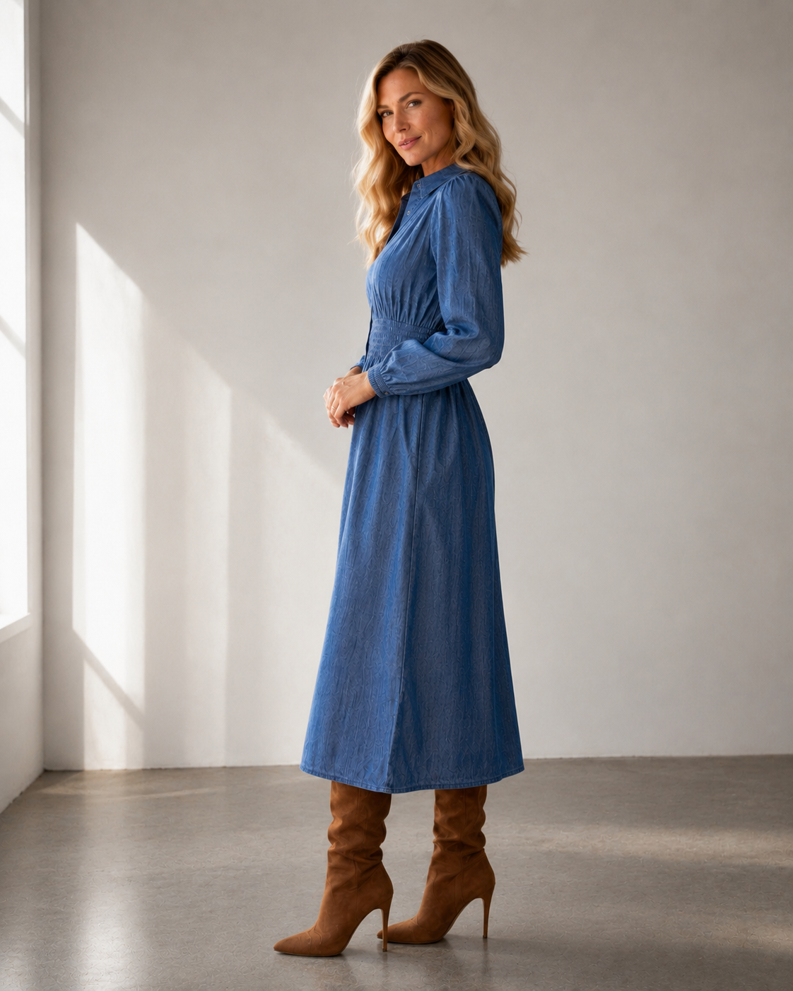 HARPER DENIM DRESS