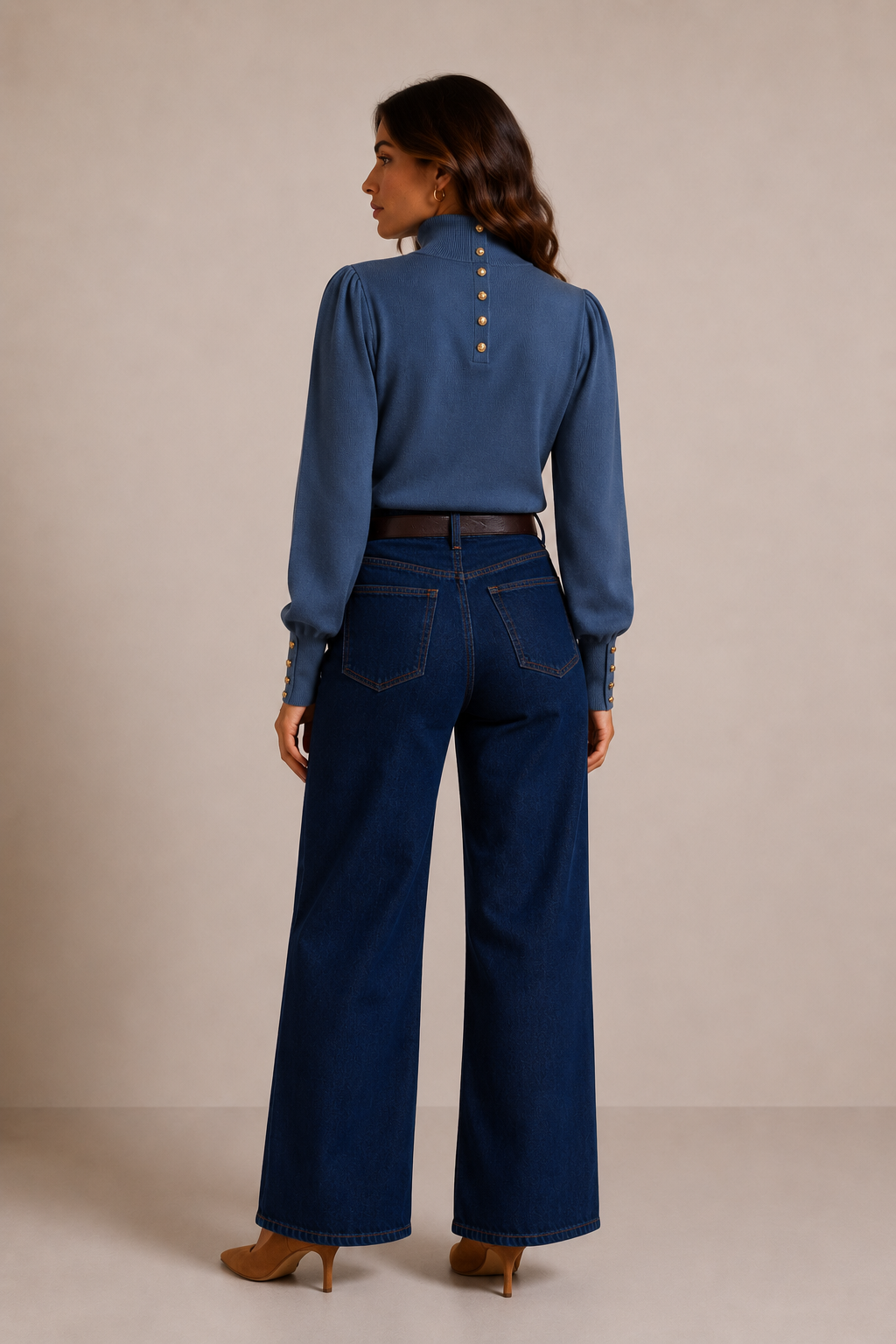 Avery ribbed skivvy