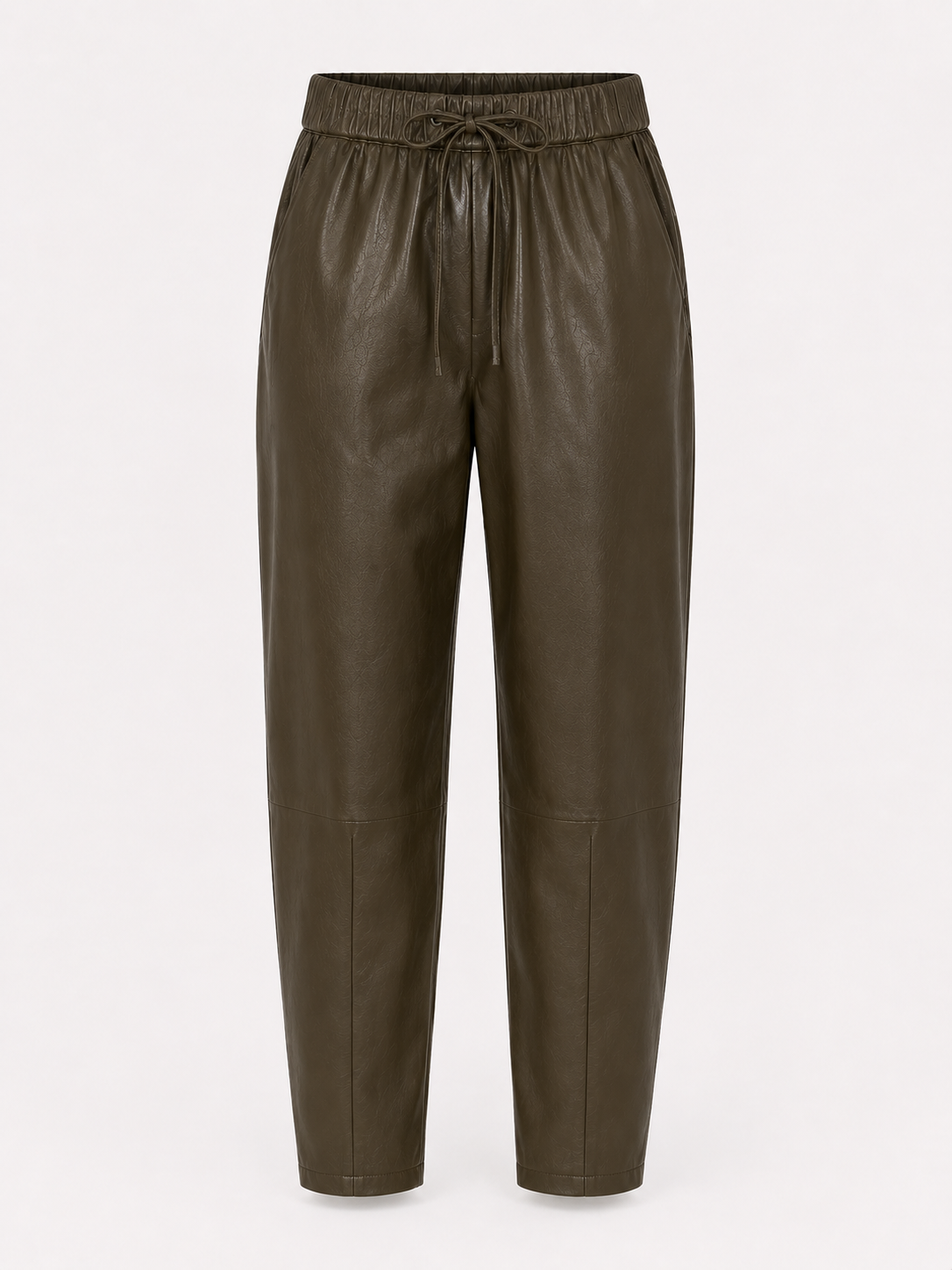 PLEATHER RELAXED PANTS