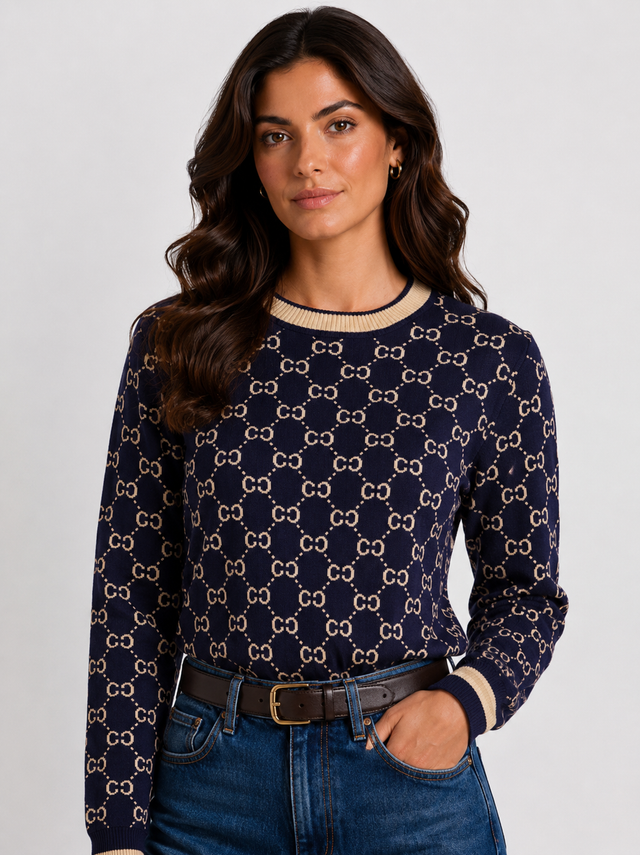 PIPA MONO KNIT - NAVY