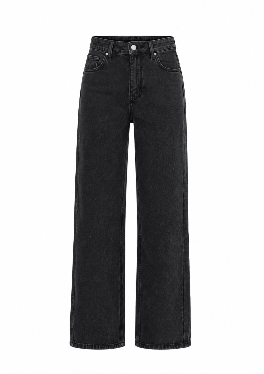 VINTAGE RIBCAGE JEANS - WASHED BLACK