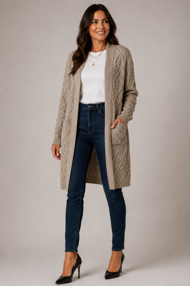 KAYLN LONG CARDIGAN