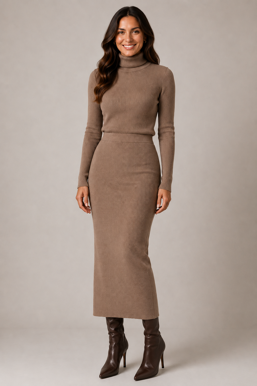 KNIT TUBE SKIRT