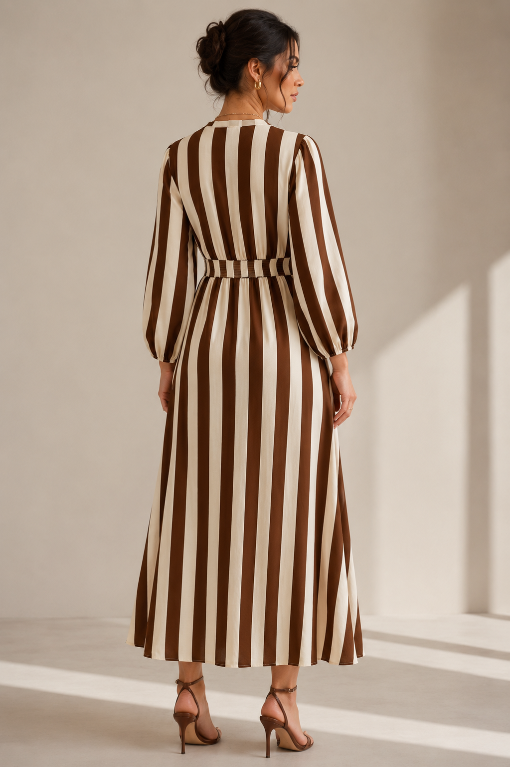 GELATO STRIPE MIDI DRESS