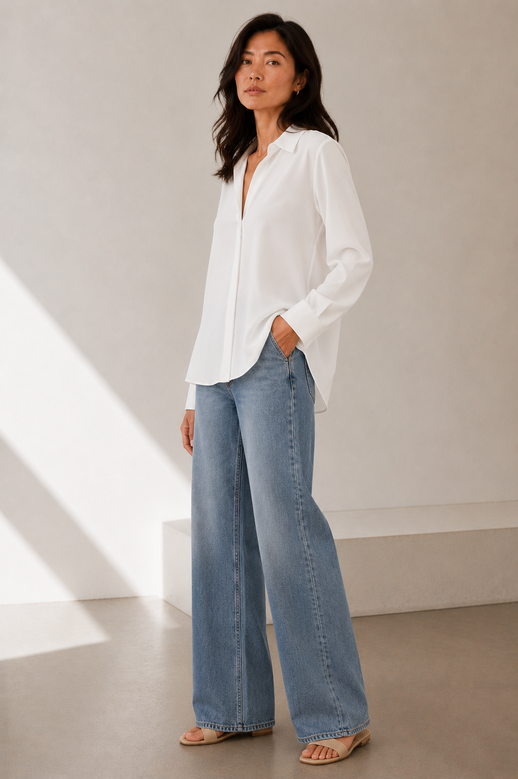 JOHNNY COLLAR BLOUSE