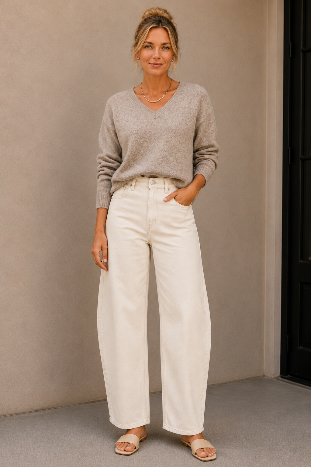 CELESTE V NECK JUMPER