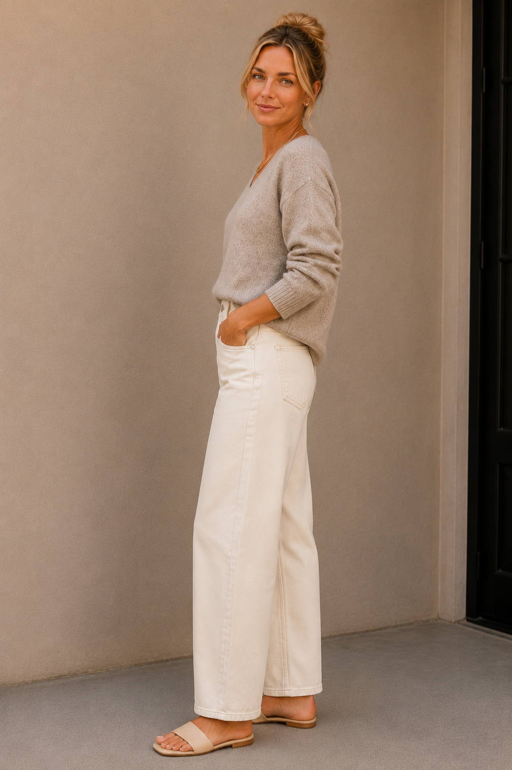 CELESTE V NECK JUMPER
