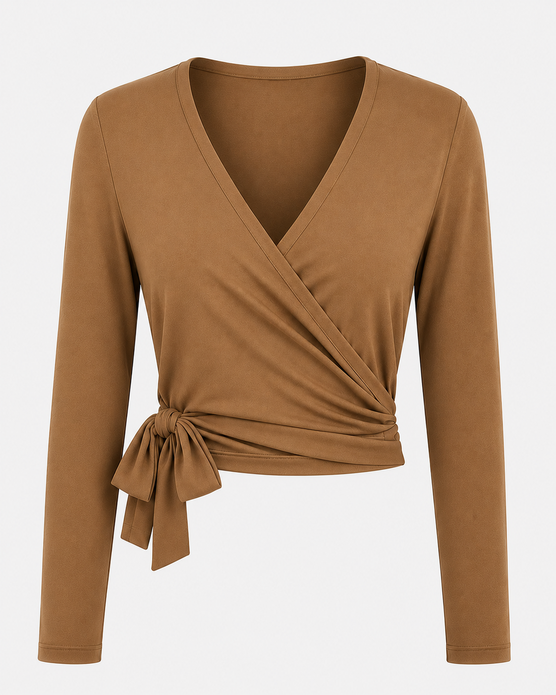 WRAP JERSEY TOP