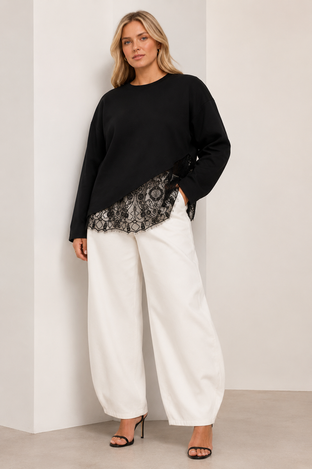 COTTON LACE TOP