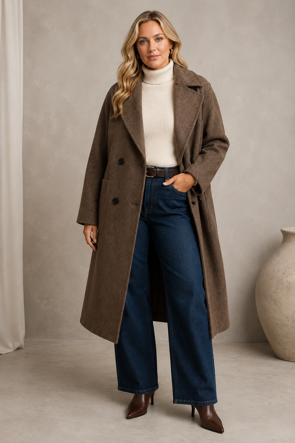 DOUBLE WOOL COAT