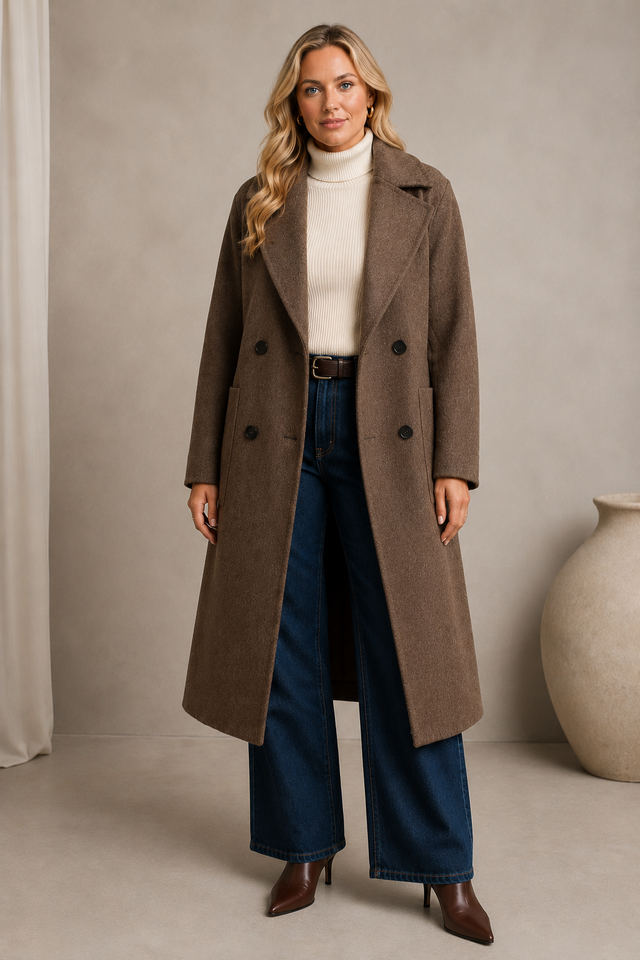 DOUBLE WOOL COAT