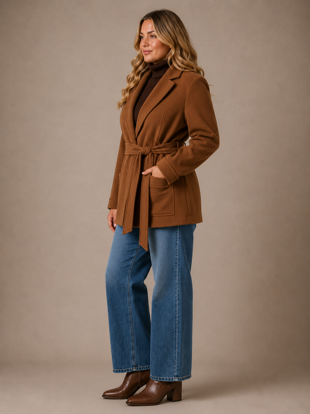 WRAP SHORT COAT