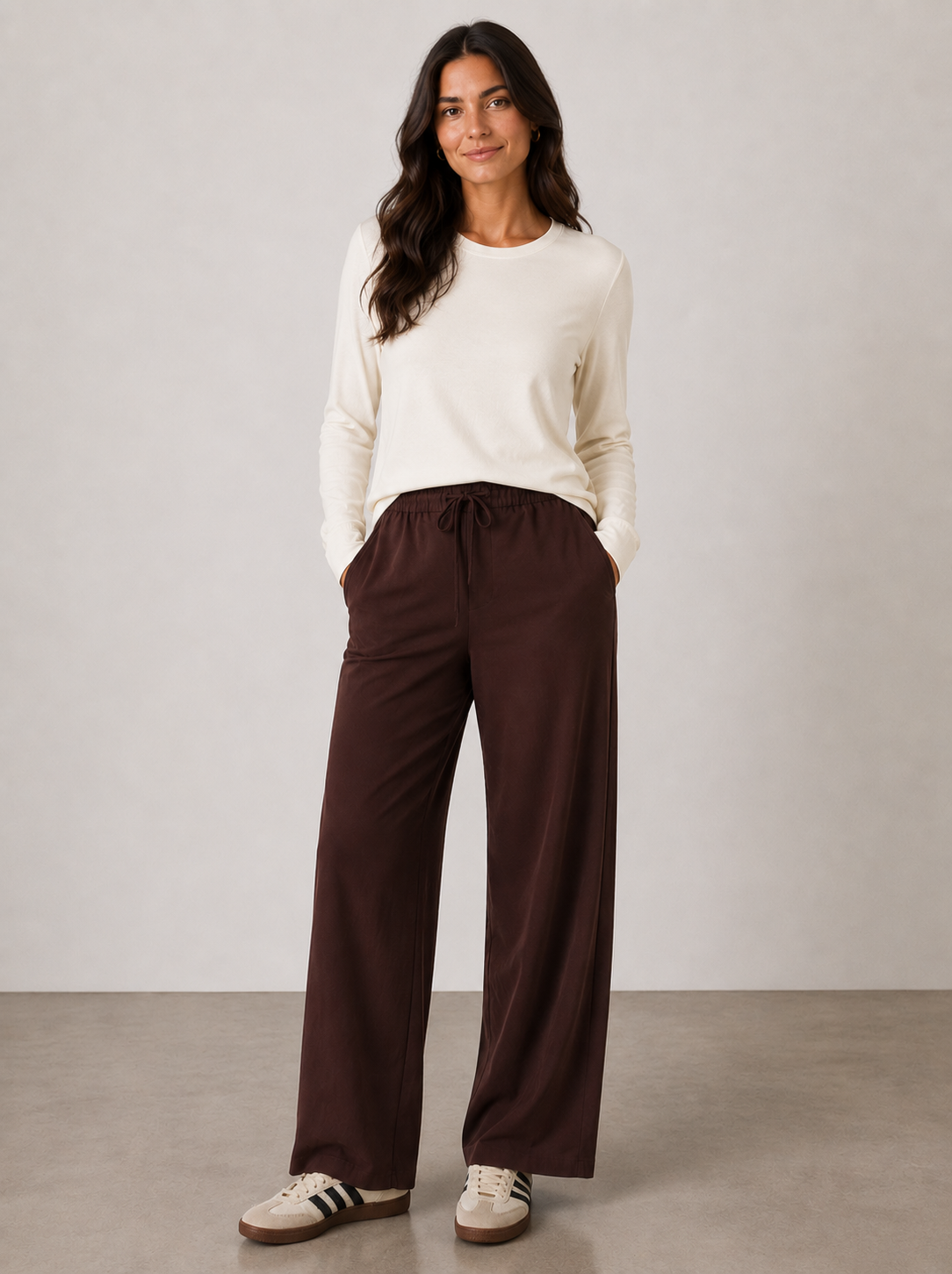 EVIE WOOL RELAXED PANTS