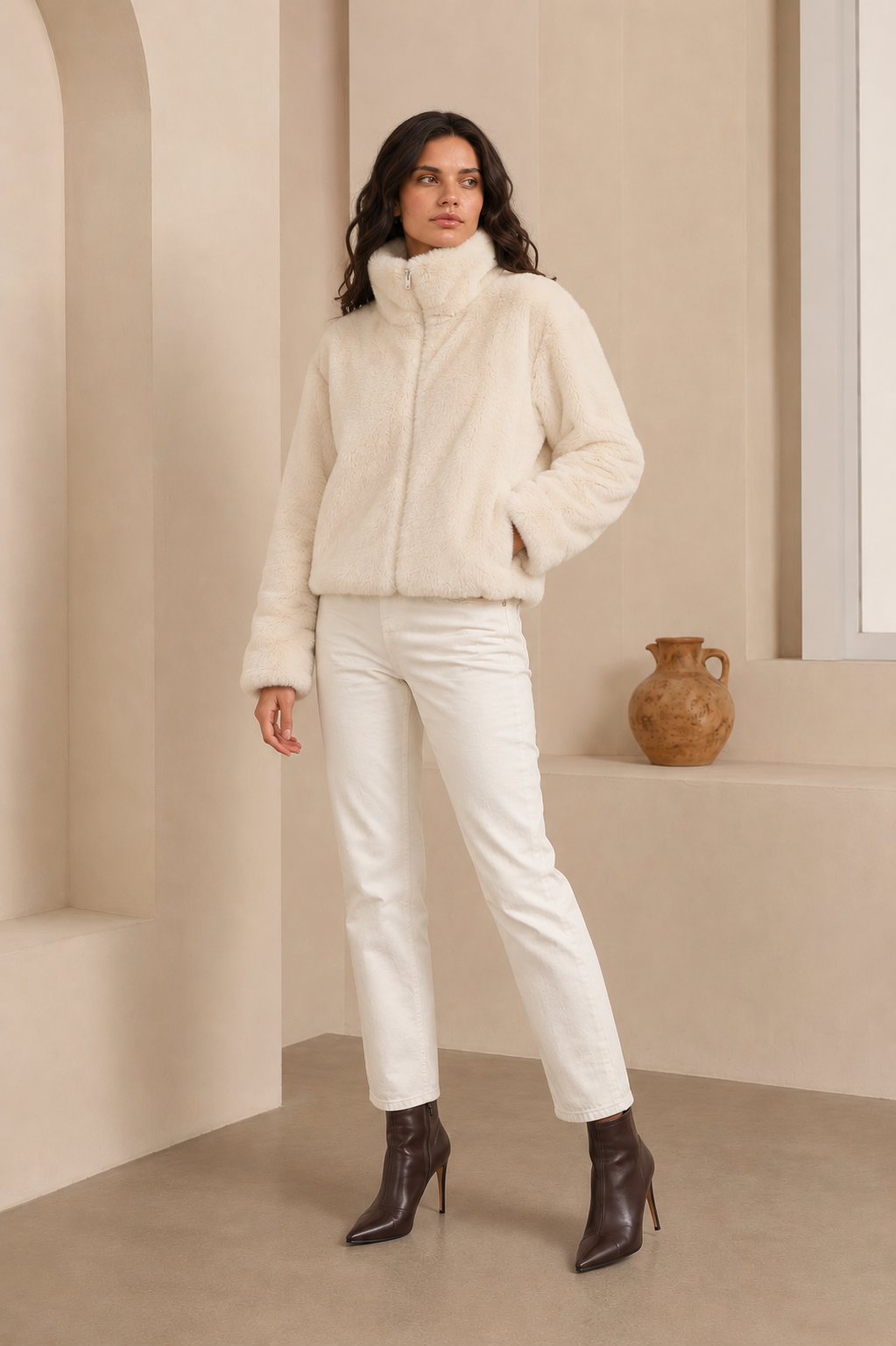 FAUX FUR BOMBER - PRE ORDER