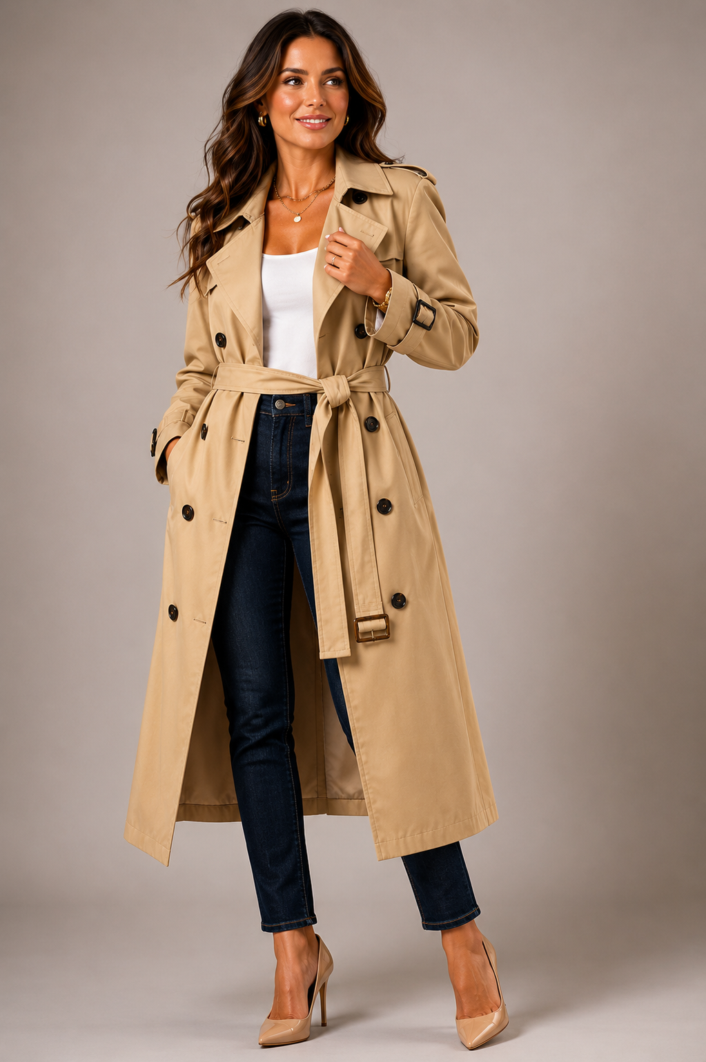 HARPERS TRENCH COAT