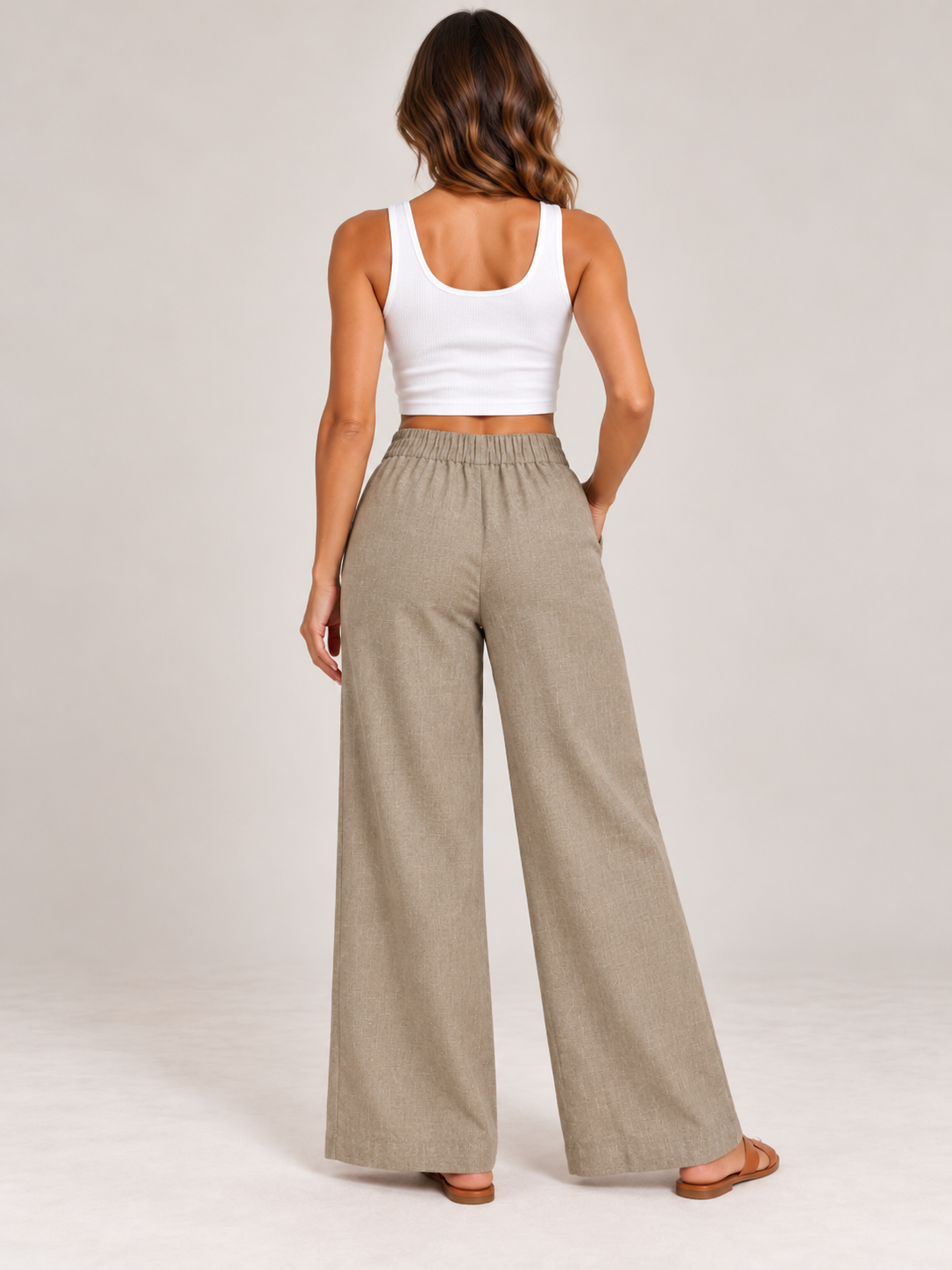 LINEN POCKET PANT-new colours