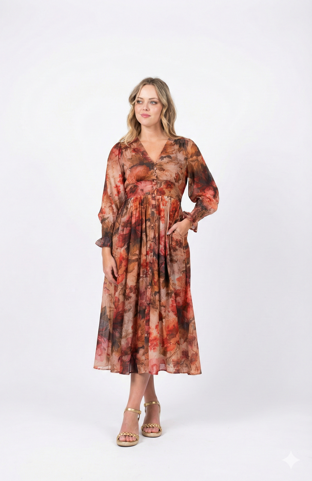 LUNA FLORAL DRESS