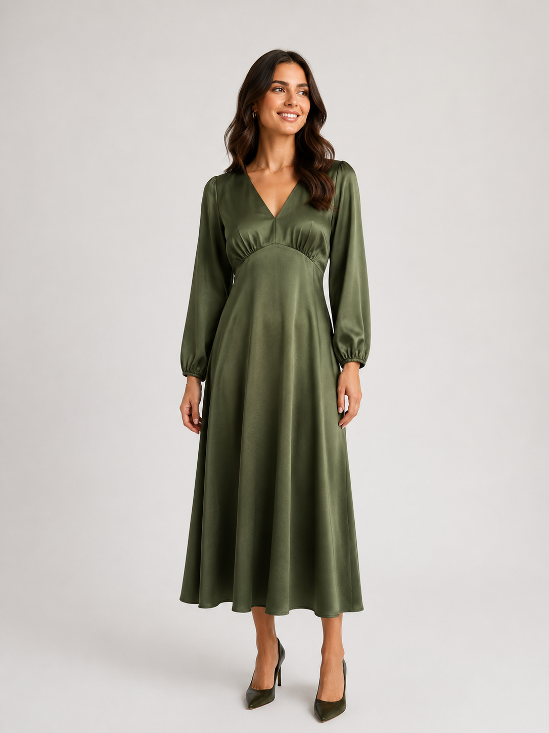 HANNAH SATIN DRESS