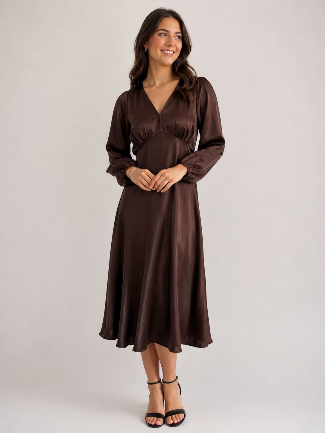 HANNAH SATIN DRESS