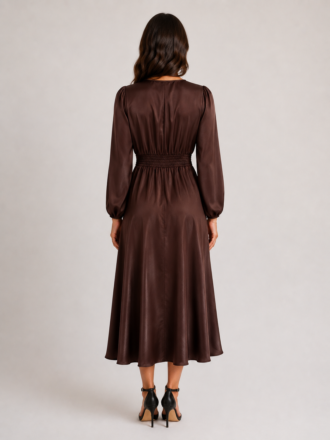 HANNAH SATIN DRESS