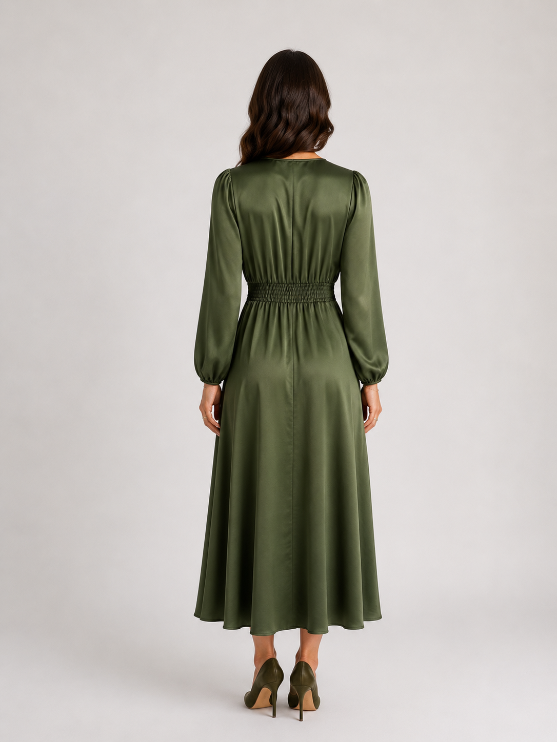 HANNAH SATIN DRESS