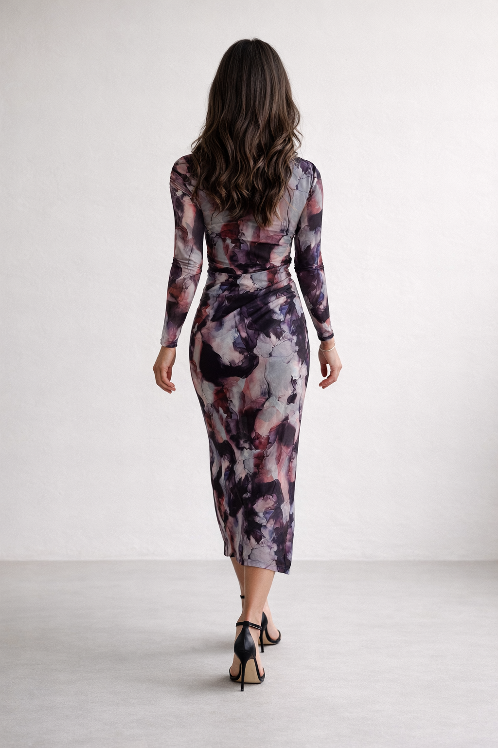 MIRAGE PRINT DRESS