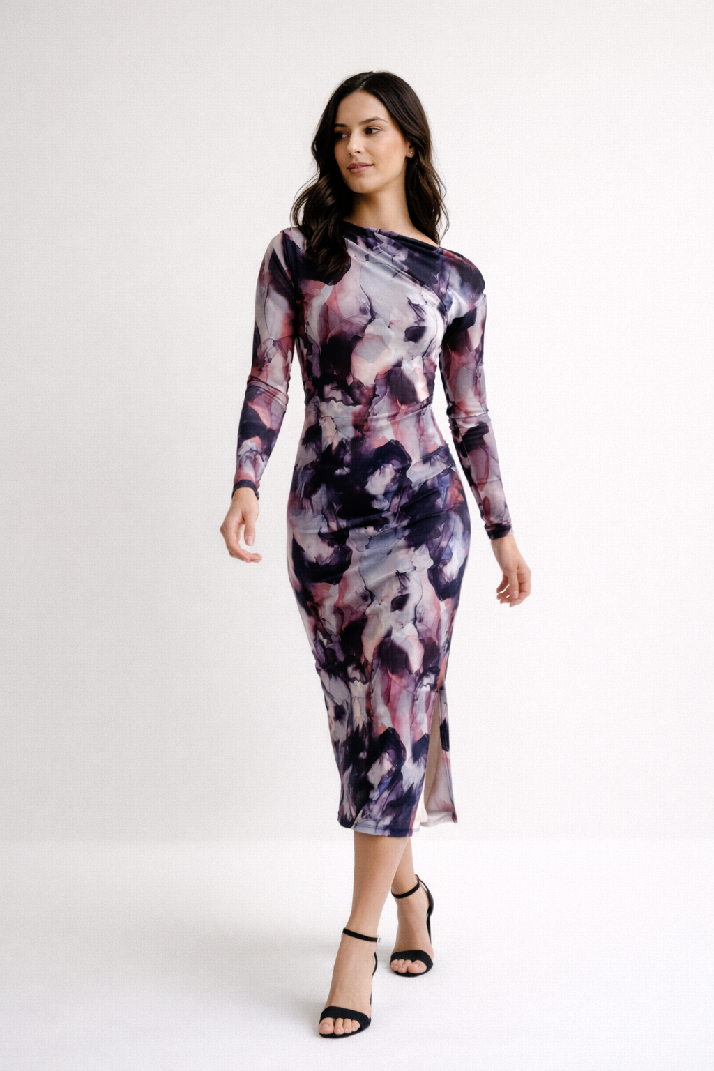 MIRAGE PRINT DRESS