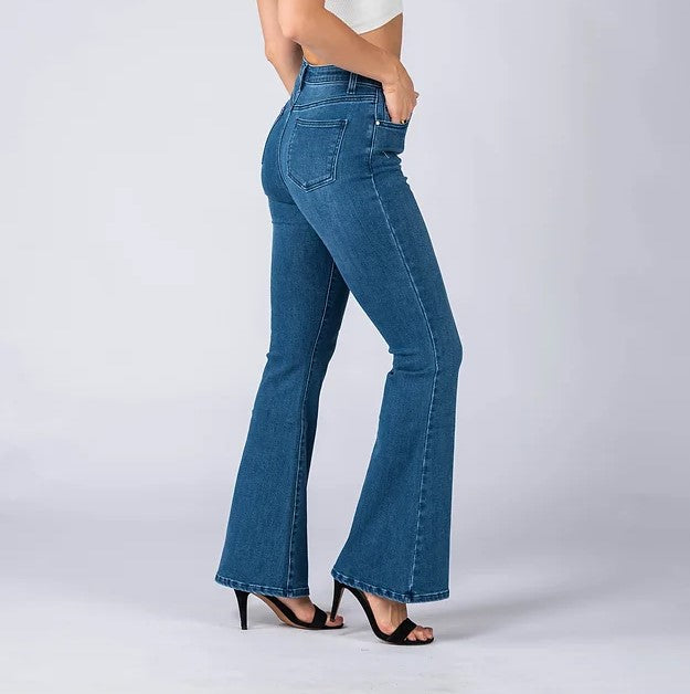 FLARED BOTTOM JEANS