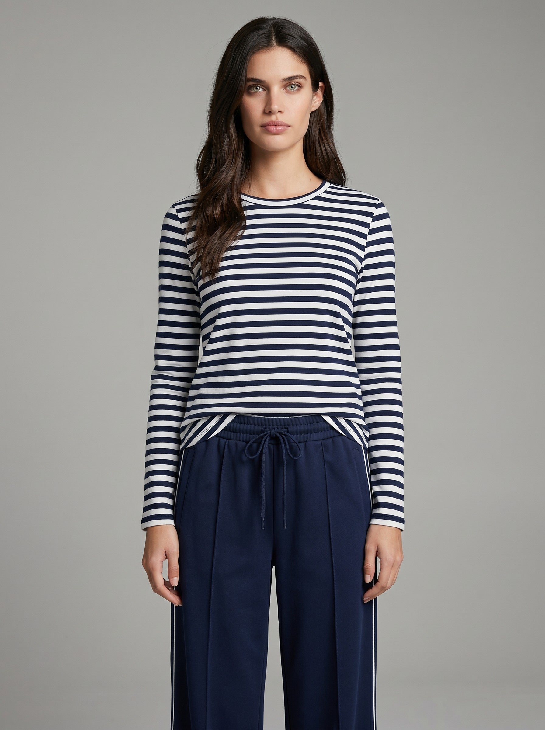 CLASSIC JERSEY TOP -STRIPE
