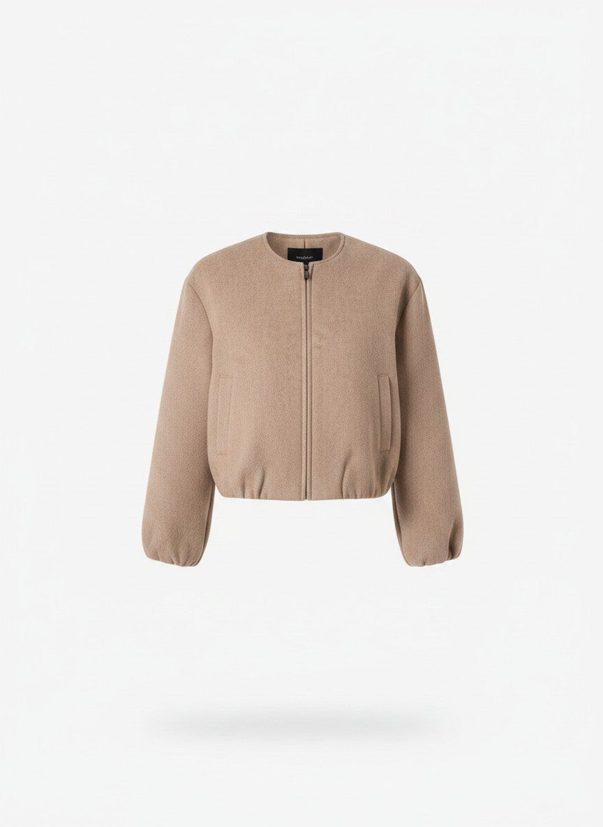 WOOL FELT BOMBER