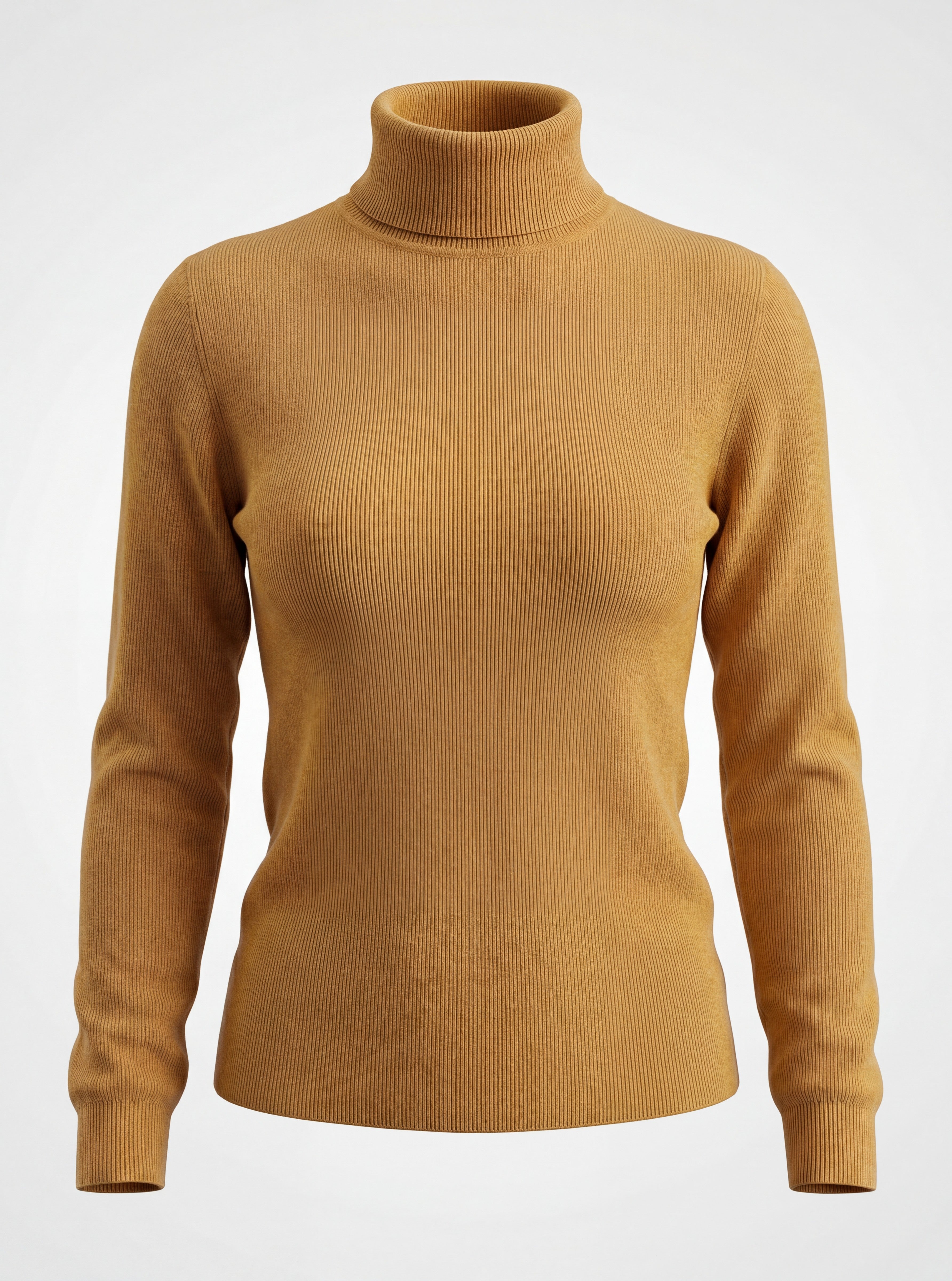 RIBBED KNIT TURTLENECK