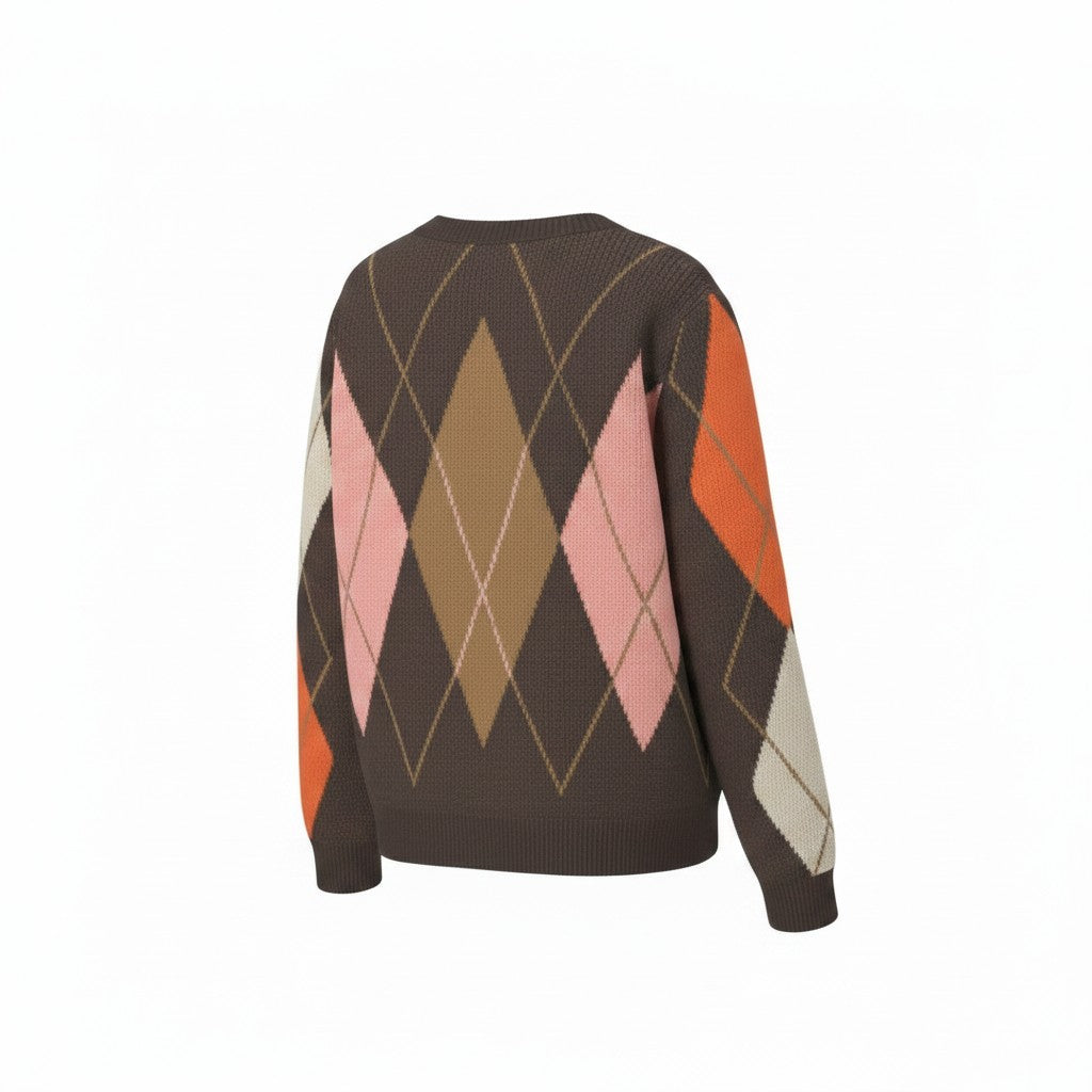 ARGYLE DETAIL  JUMPER