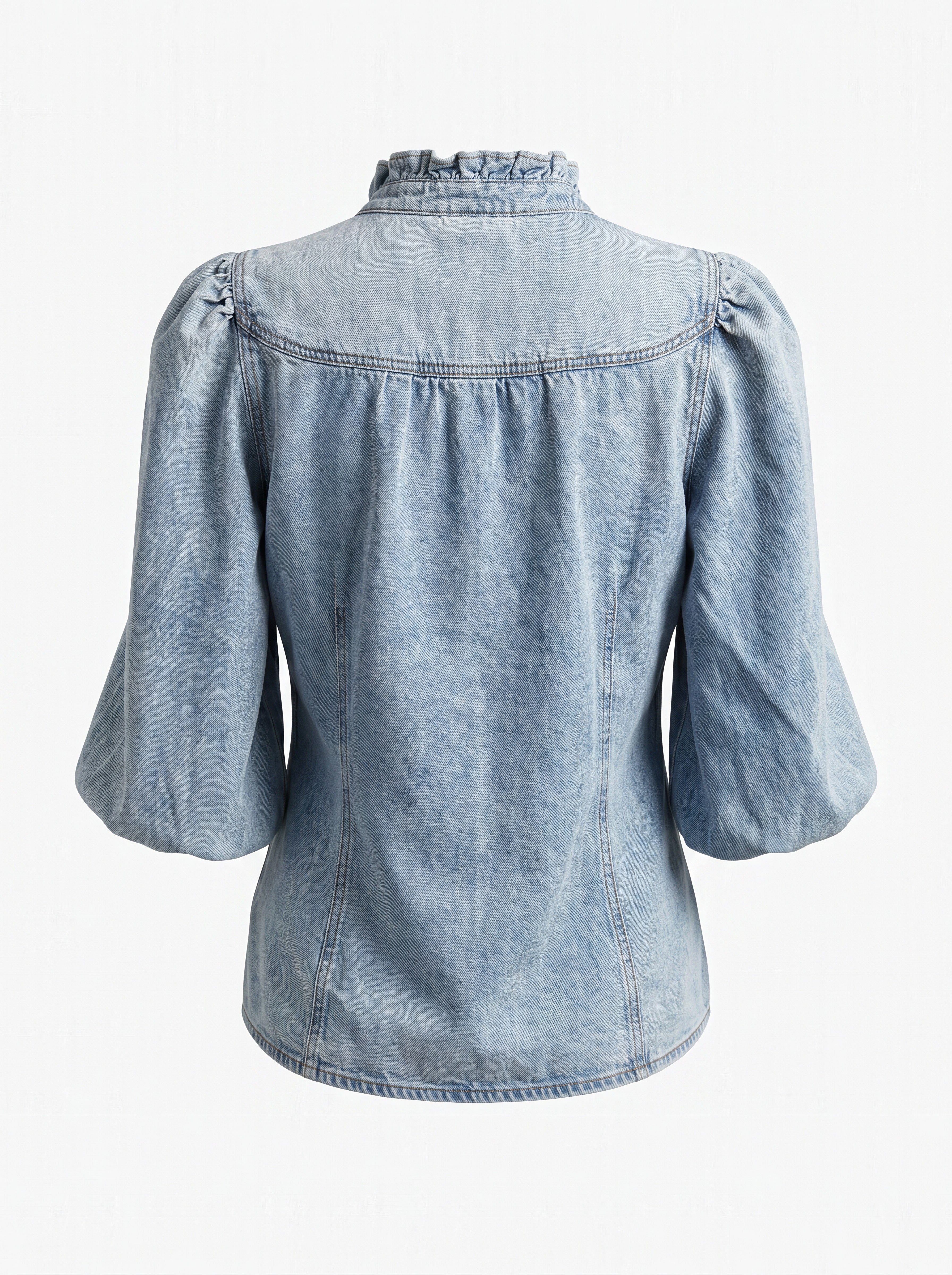 CASSANDRA DENIM BLOUSE