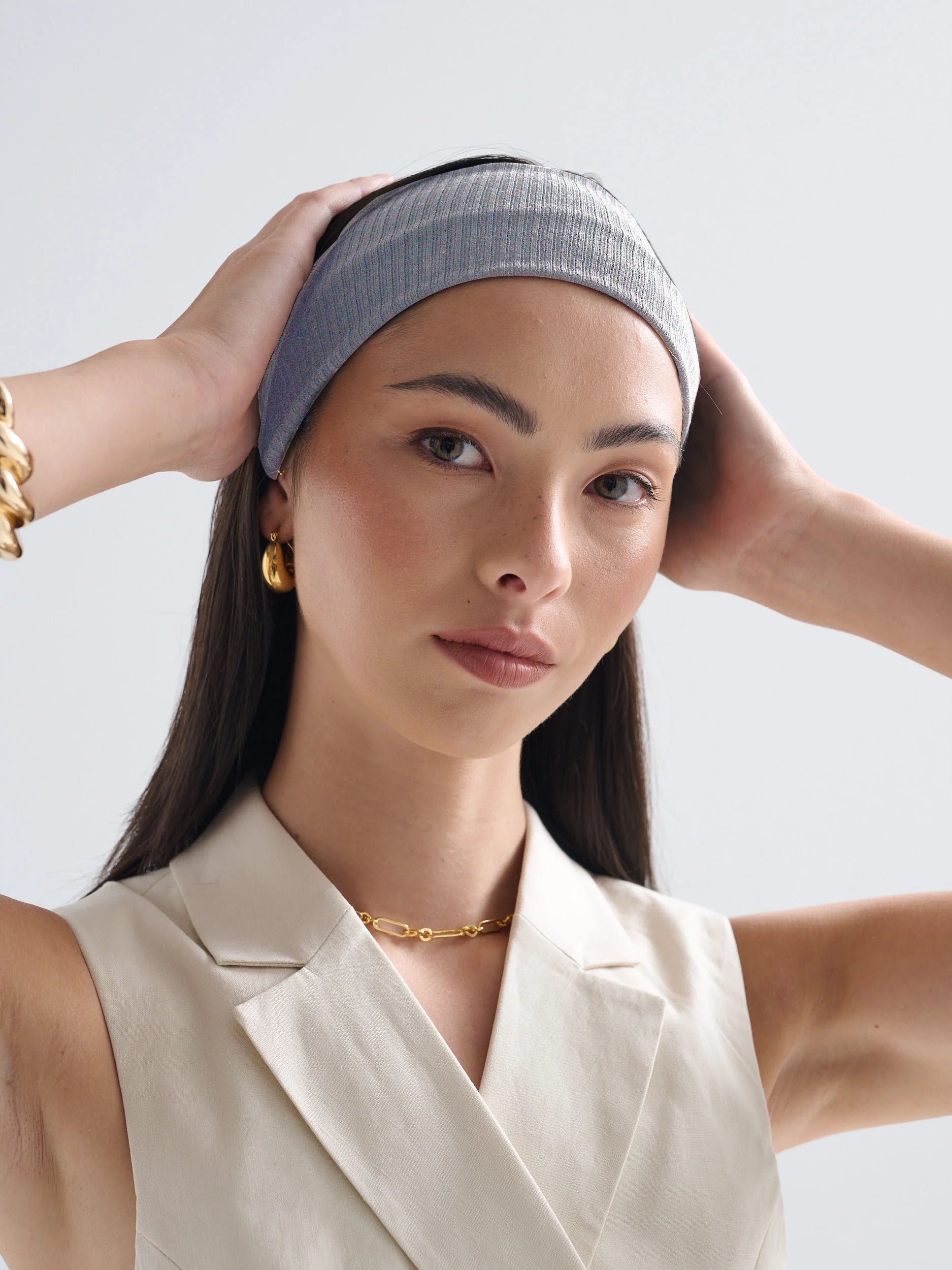 Solid Basic Ribbed Headband