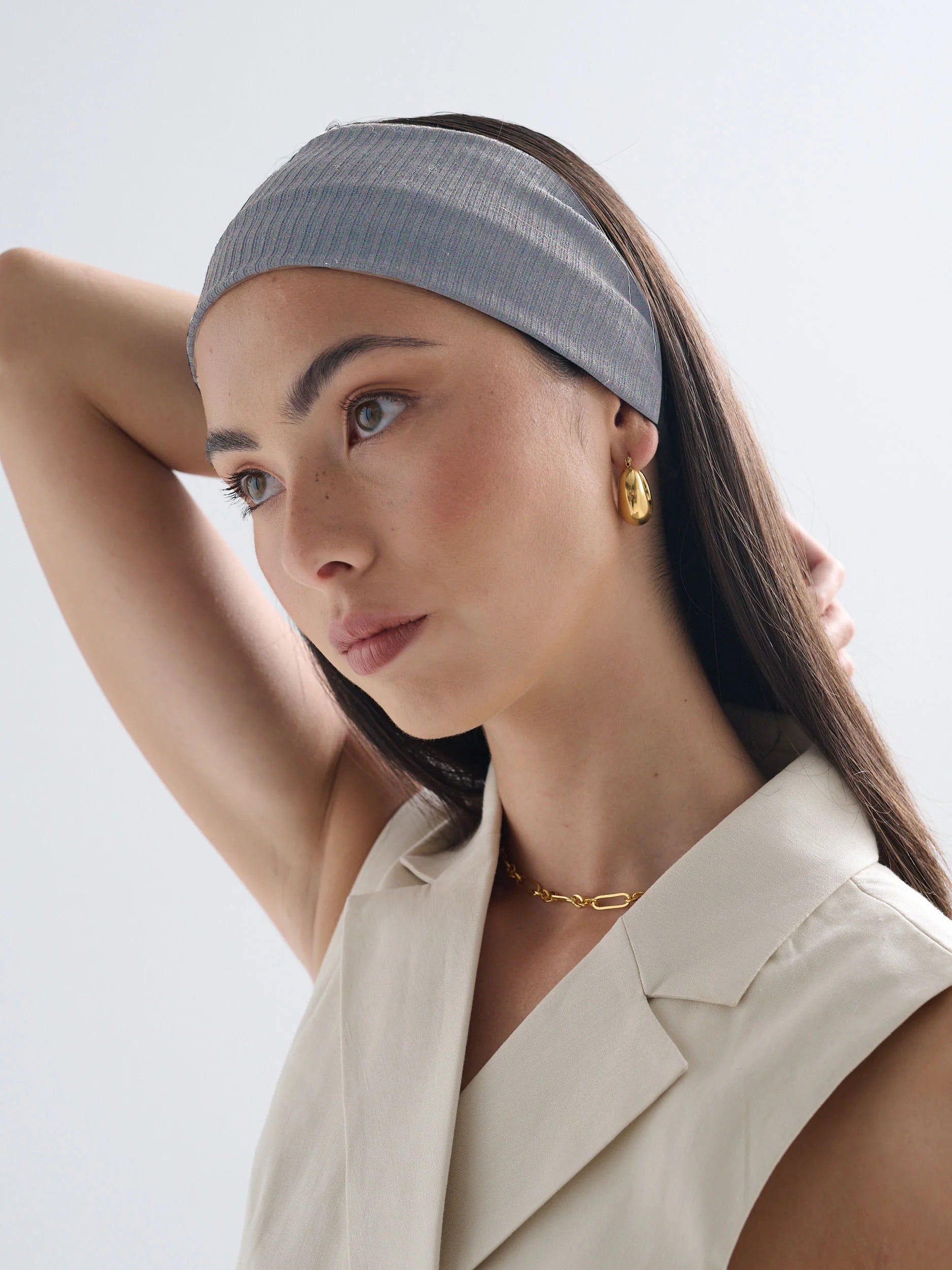 Solid Basic Ribbed Headband