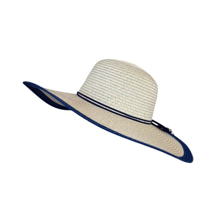 WIDE BRIM 2 TONE HAT