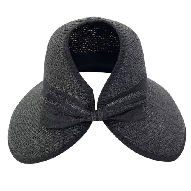 Ponytail Hat with Bow Tie